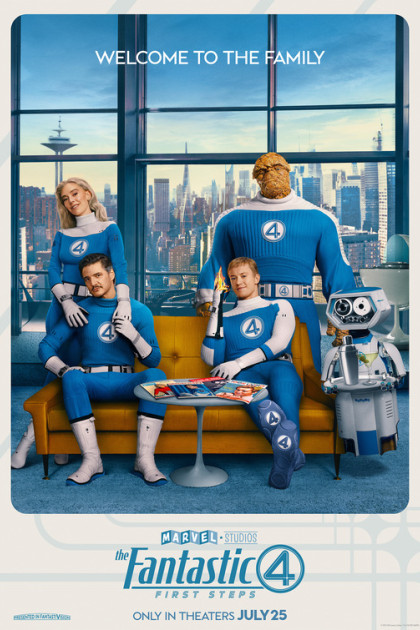 Filmplakat til The Fantastic Four: First Steps (2025)