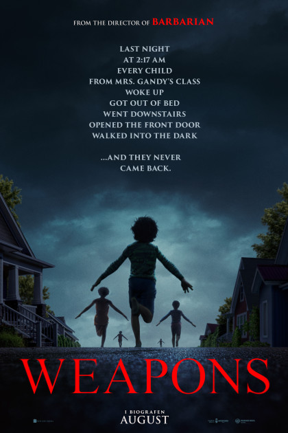 Filmplakat til Weapons (2025)